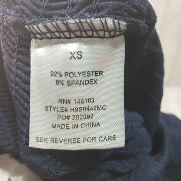 New! Hippie Rose Navy Blue Smocked Tank Top Sz XS - Picture 5 of 5